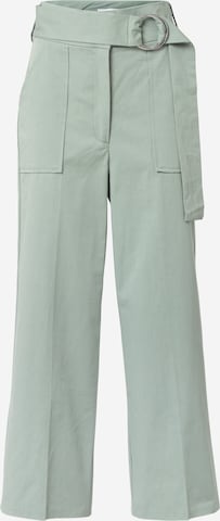 Warehouse Wide leg Pantalon in Groen: voorkant