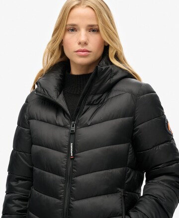 Superdry Mantel 'Fuji' in Schwarz