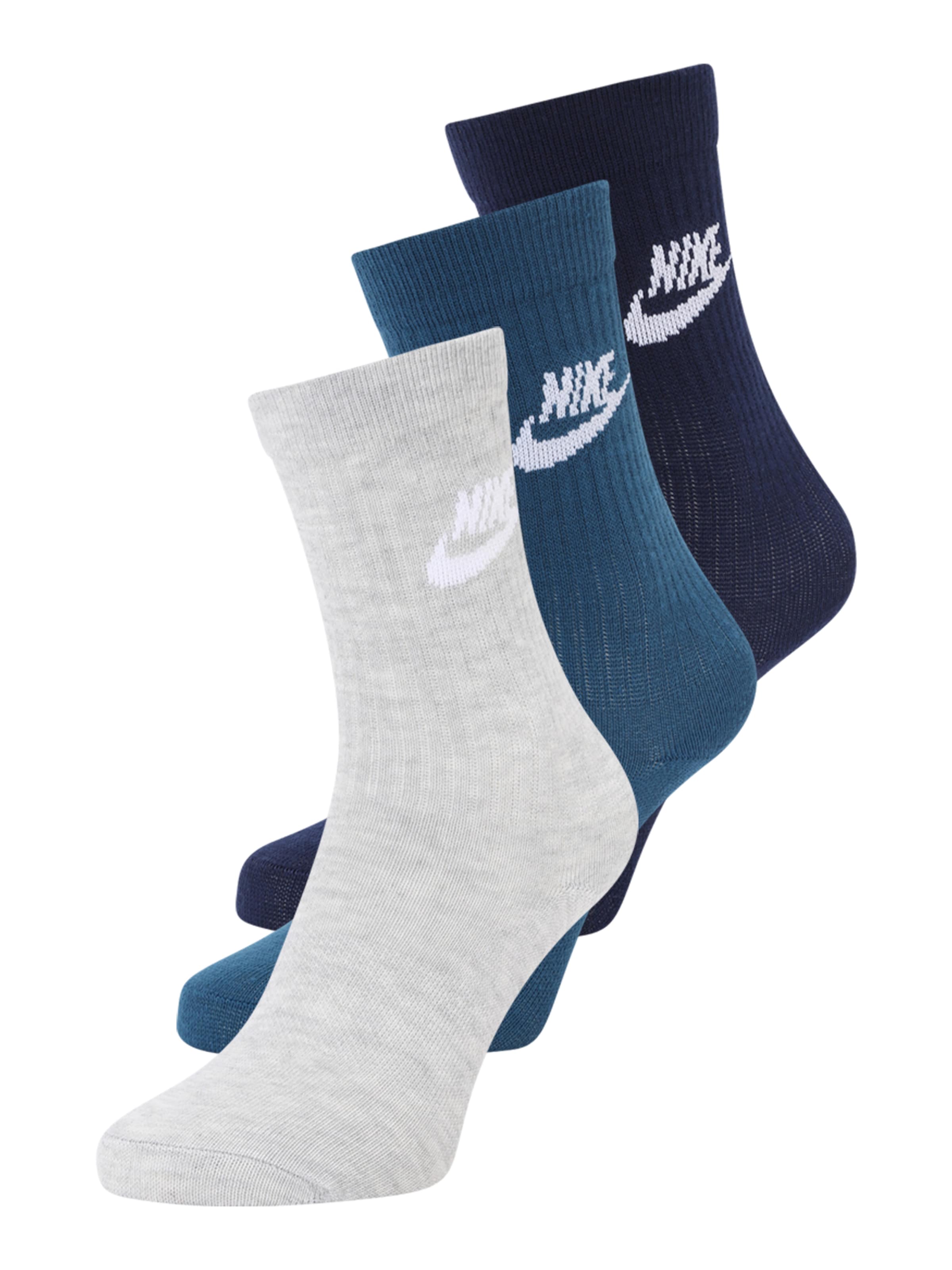 zils Nike Sportswear Standarta Zeķes 'Everyday Essential': no priekšpuses