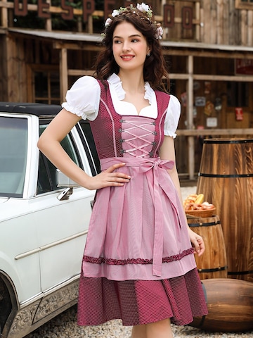 Yesfashion Dirndl w kolorze czerwony