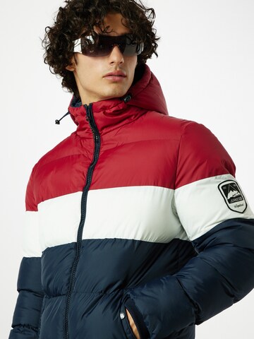 INDICODE JEANS Winter jacket 'Hoover' in Red