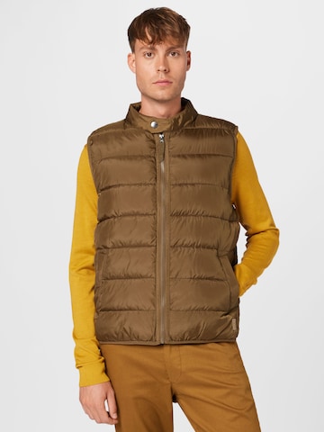 MUSTANG Bodywarmer 'Dennis' in Bruin: voorkant