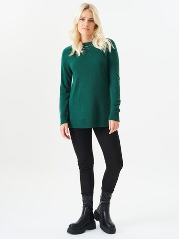 Pull-over 'Gini Fine' GINI LONDON en vert