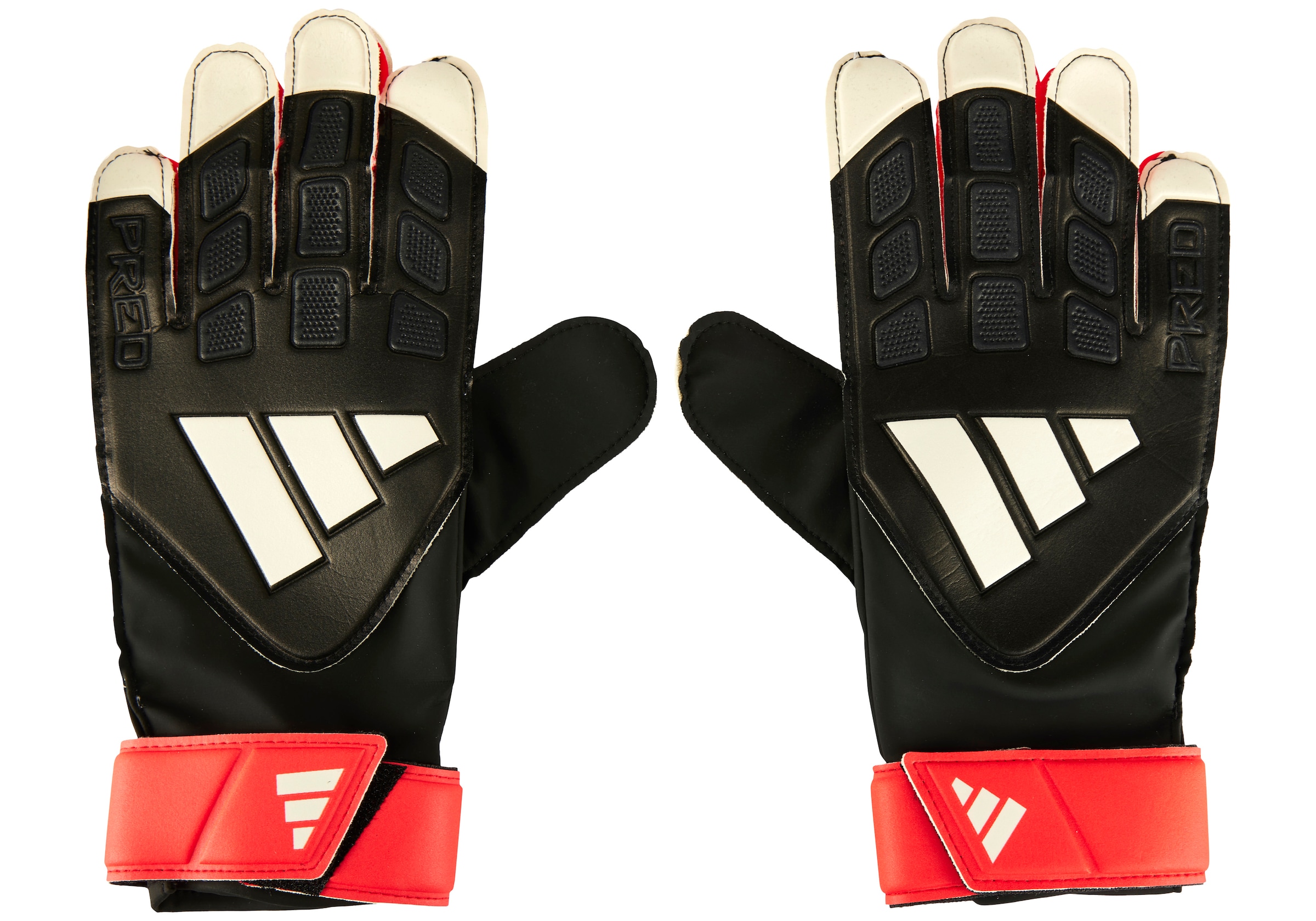 ADIDAS PERFORMANCE Torwarthandschuhe in rot / schwarz / weiß, Produktansicht