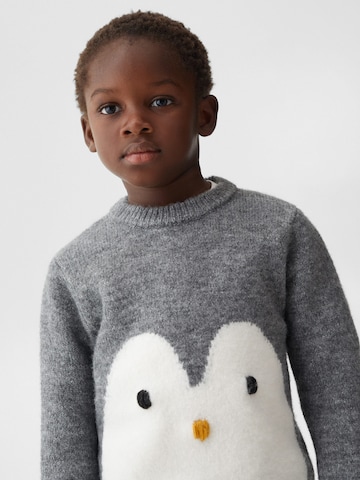 MANGO KIDS Pullover 'PINGU 2' i grå