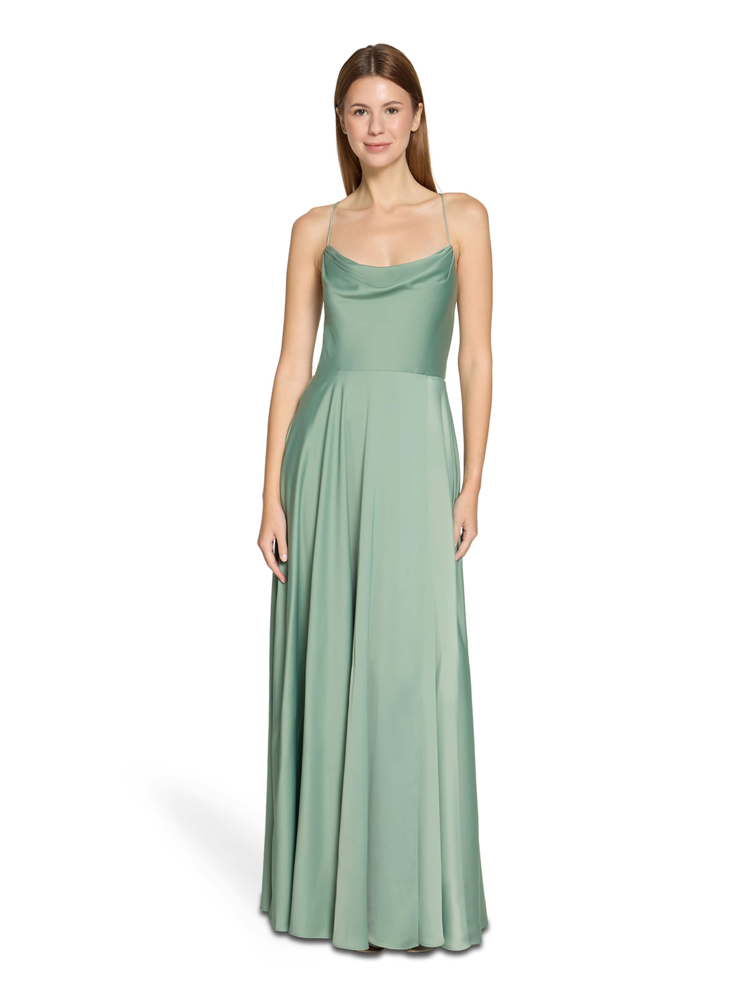 Robe de soirée Vera Mont en vert : devant