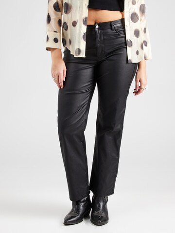 ONLY Carmakoma Regular Jeans 'CARAUGUSTA' in Black: front