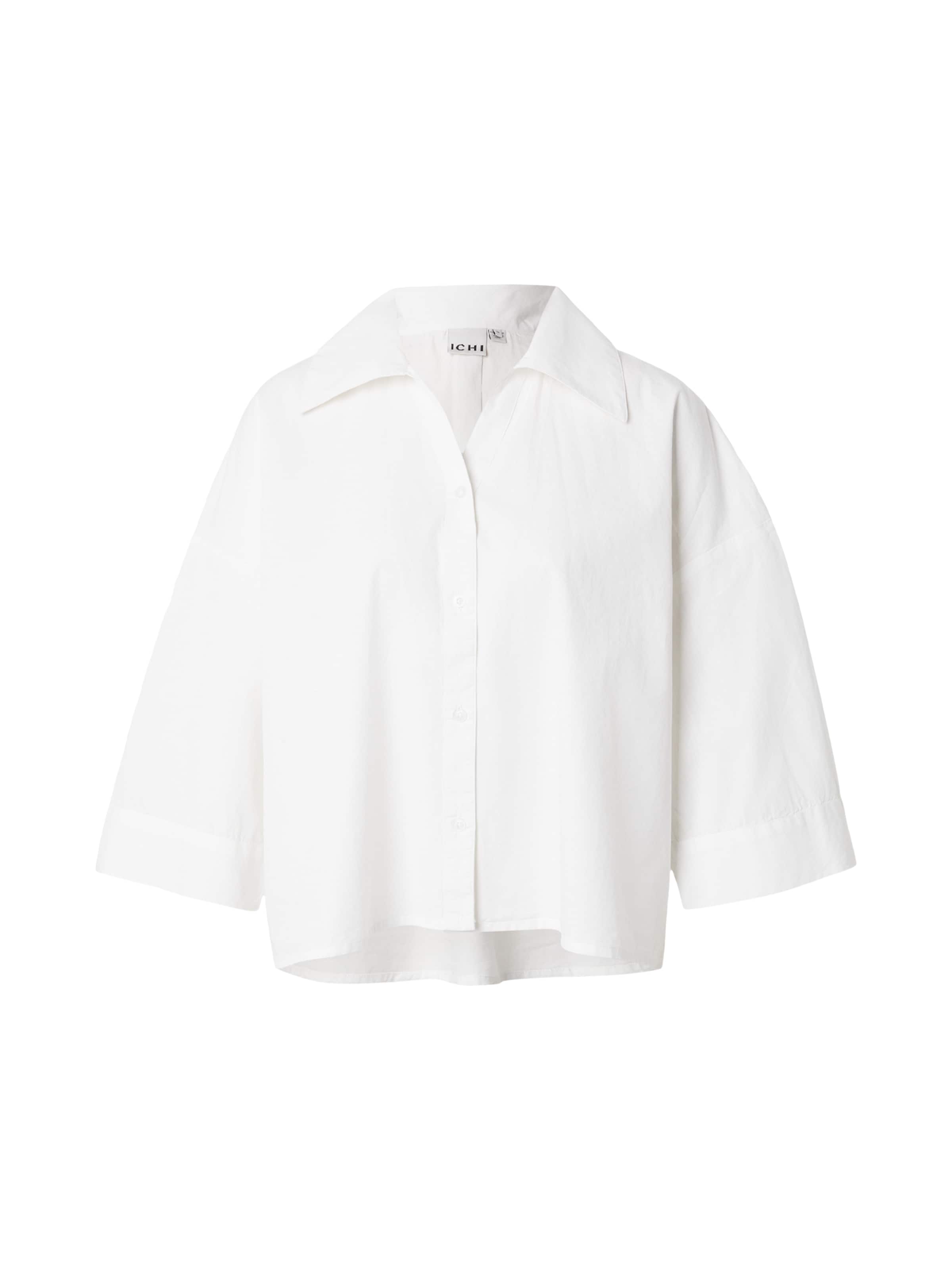 ICHI Μπλούζα 'IHLUANNE' σε λευκό: μπροστά