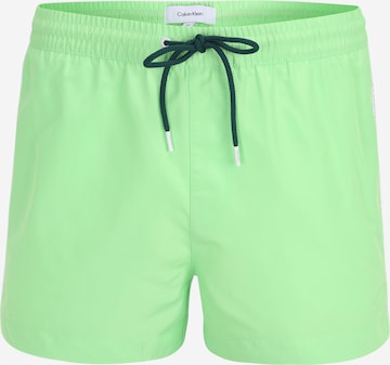 Calvin Klein Swimwear Plavecké šortky - Zelená: predná strana