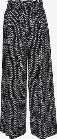 LASCANA Wide Leg Hose in Schwarz: predná strana