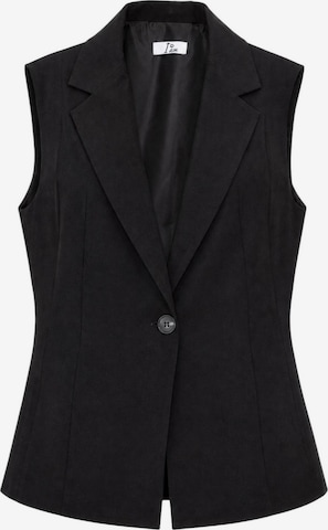 Gilet da completo 'Monopetto' di I AM in nero: frontale