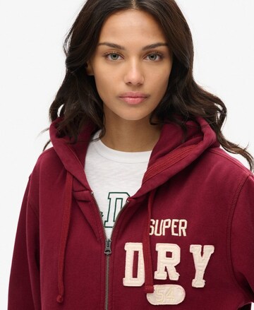 Superdry Sweatvest in Rood