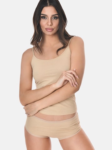 Maxte Unterhemd 'BASIC MAX Spaghetti-Tanktop 3er Pack'‌‌‌ in Beige
