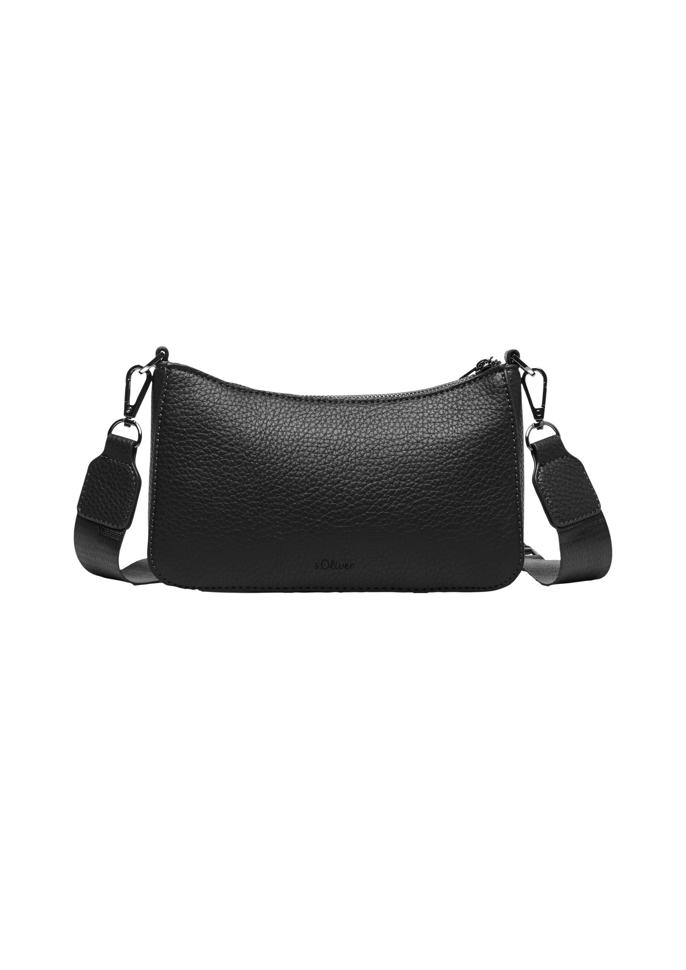 s.Oliver Crossbody bag in Black: front