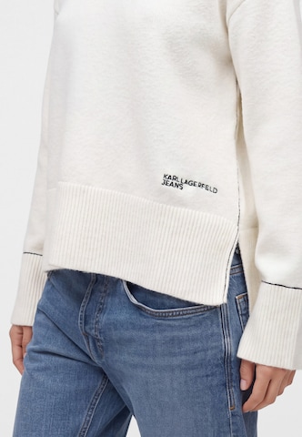 KARL LAGERFELD JEANS Sveter - Biela