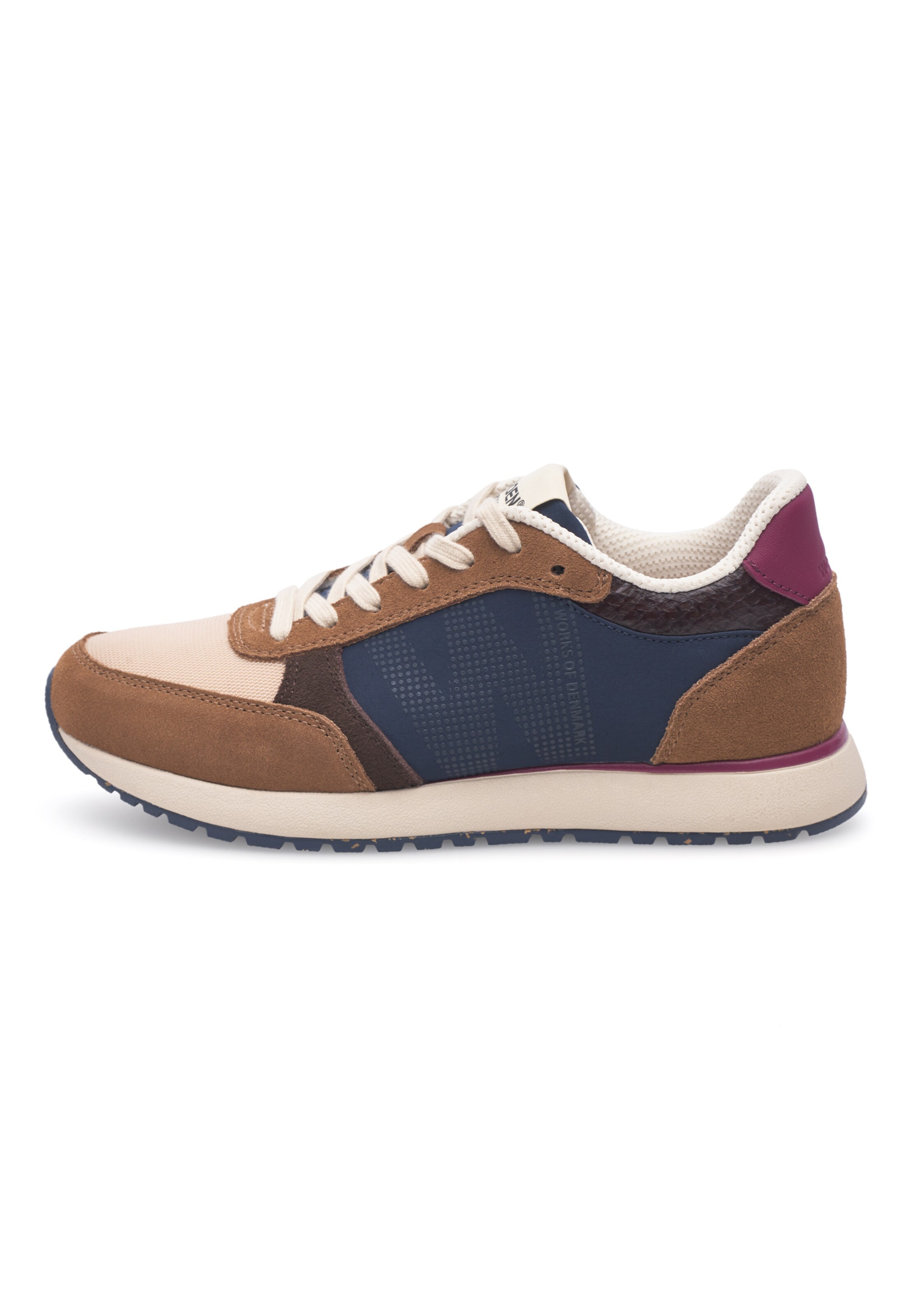 WODEN Platform trainers 'Ronja' in Blue: front