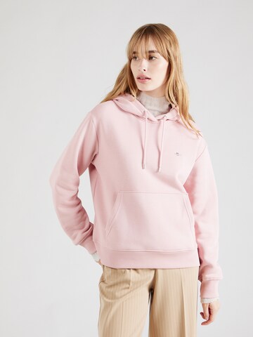 GANT Sweatshirt in Roze: voorkant