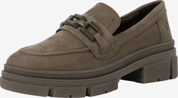 TAMARIS - Sapato Slip-on em verde: frente