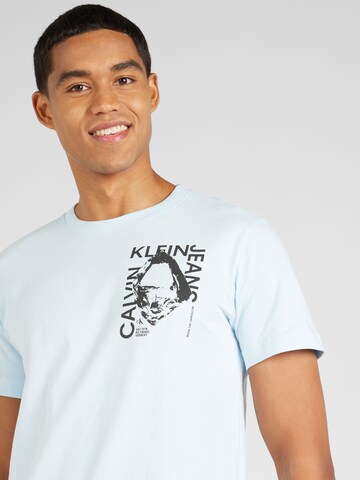 Calvin Klein Jeans - Camiseta en azul