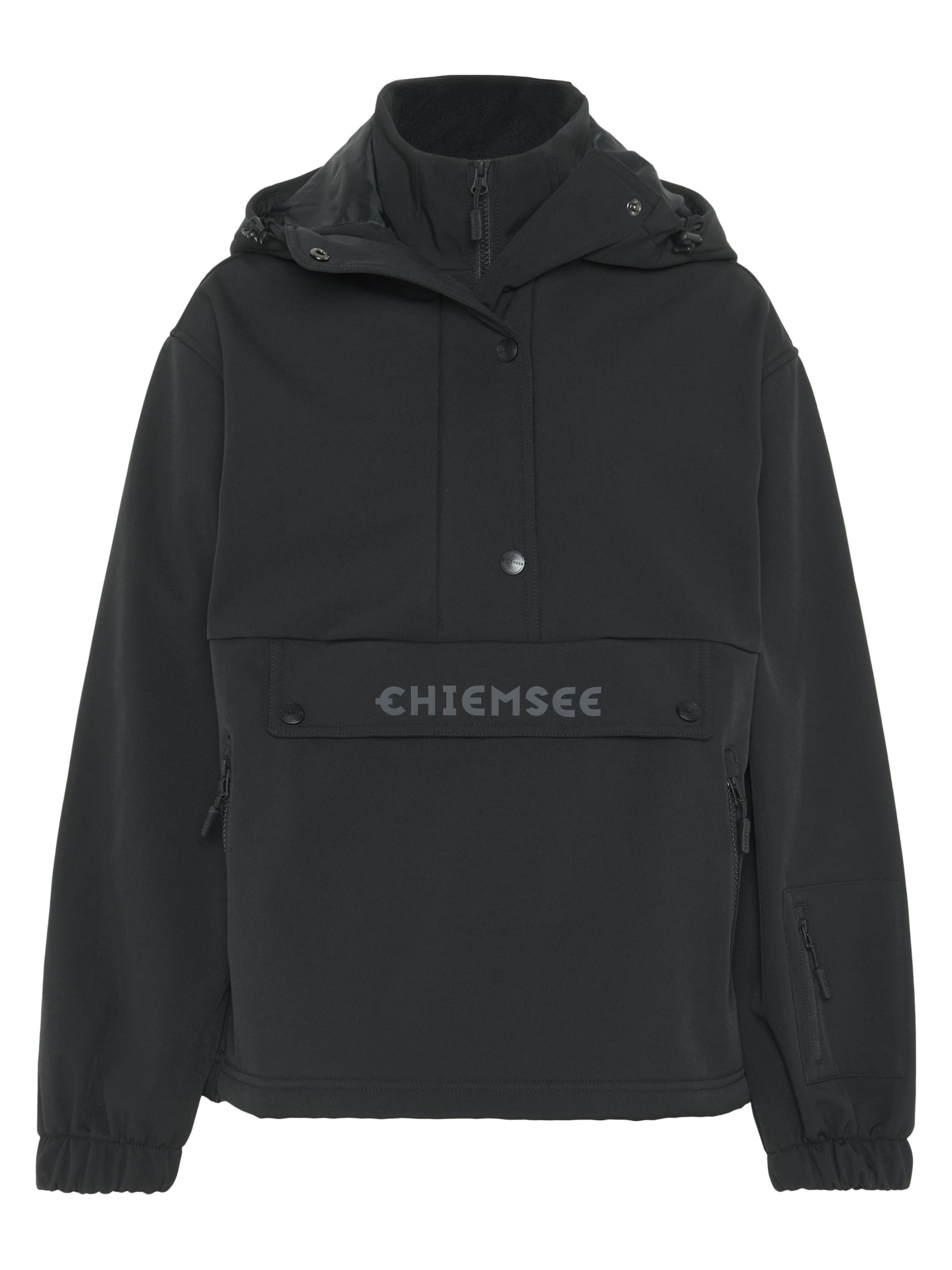 CHIEMSEE Between-Season Jacket in Black: front