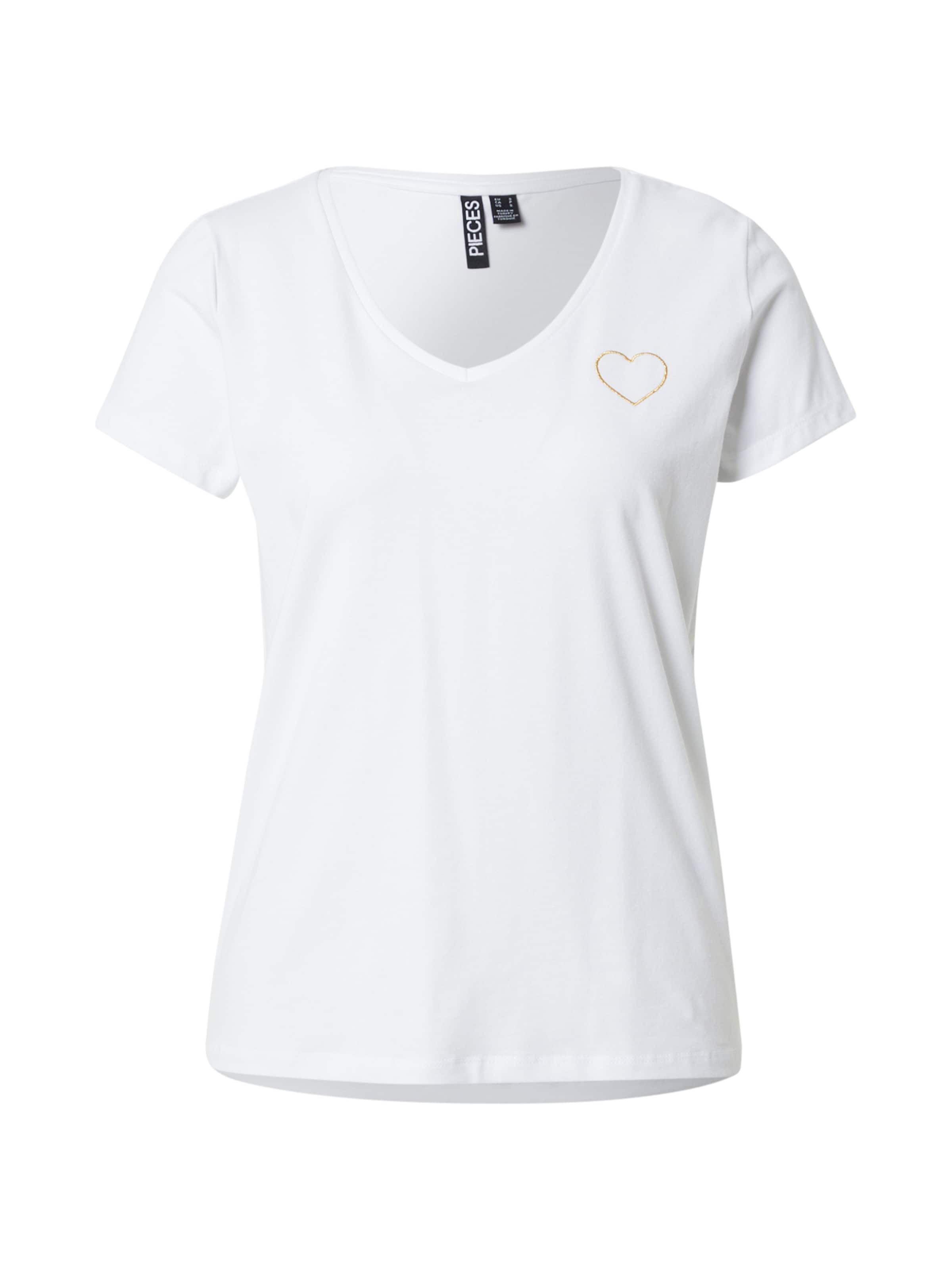 PIECES Shirt 'PCNEW BILLY' in White: front