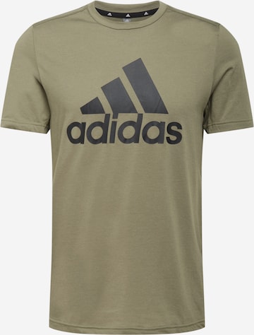 Tricou funcțional de la ADIDAS SPORTSWEAR pe verde: față