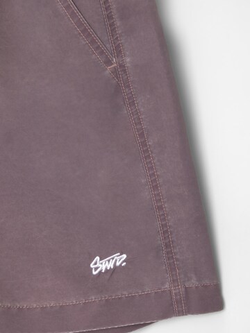 Shorts de bain Pull&Bear en violet