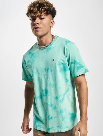T-Shirt 'Marble' CONVERSE en vert : devant