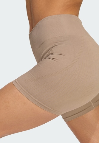 Skinny Pantaloni sport 'Essentials' de la ADIDAS PERFORMANCE pe maro