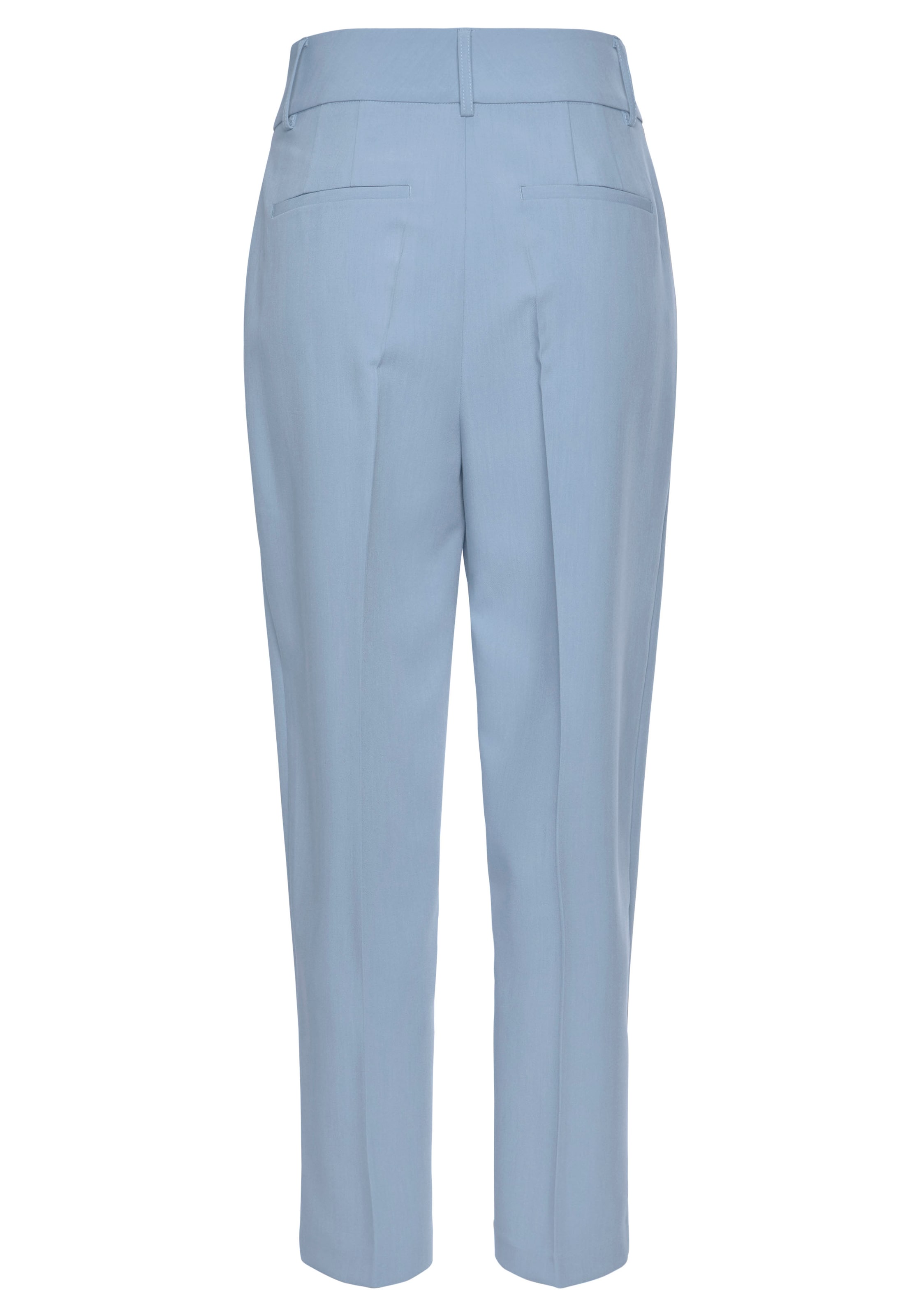 LASCANA regular Παντελόνι με τσάκιση σε μπλε