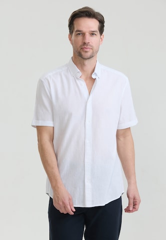 Felix Hardy Regular Fit Forretningsskjorte i hvid: forside