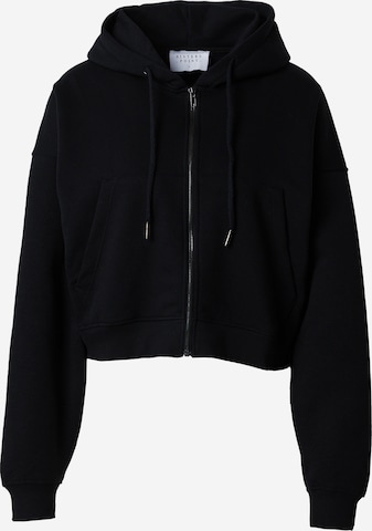 SISTERS POINT Zip-Up Hoodie 'HIKE' in Black: front