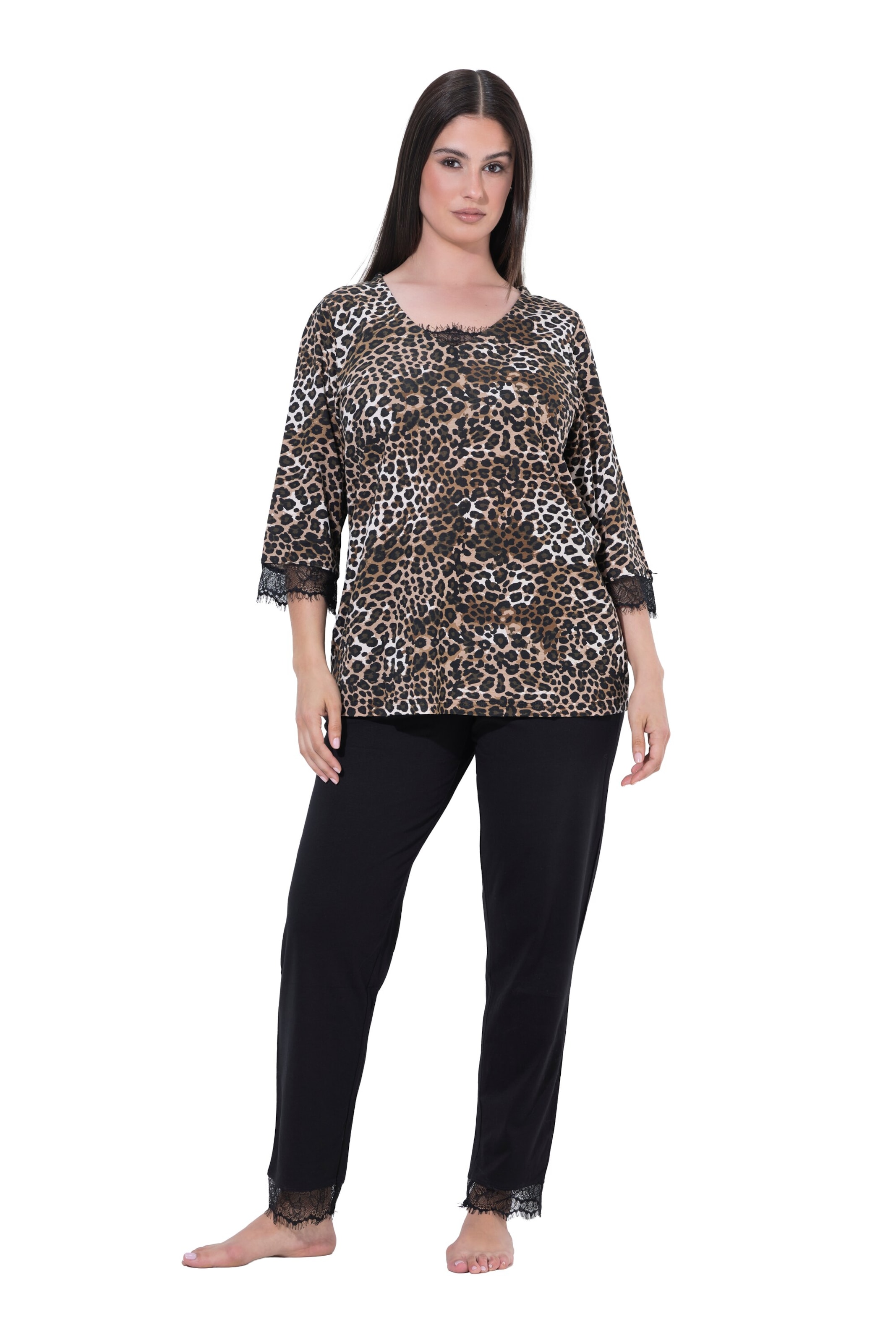 TruYou Pajama in Black: front