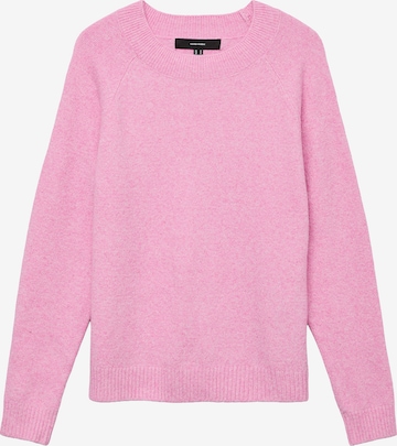 Pull-over 'VMDOFFY' Vero Moda Petite en rose : devant
