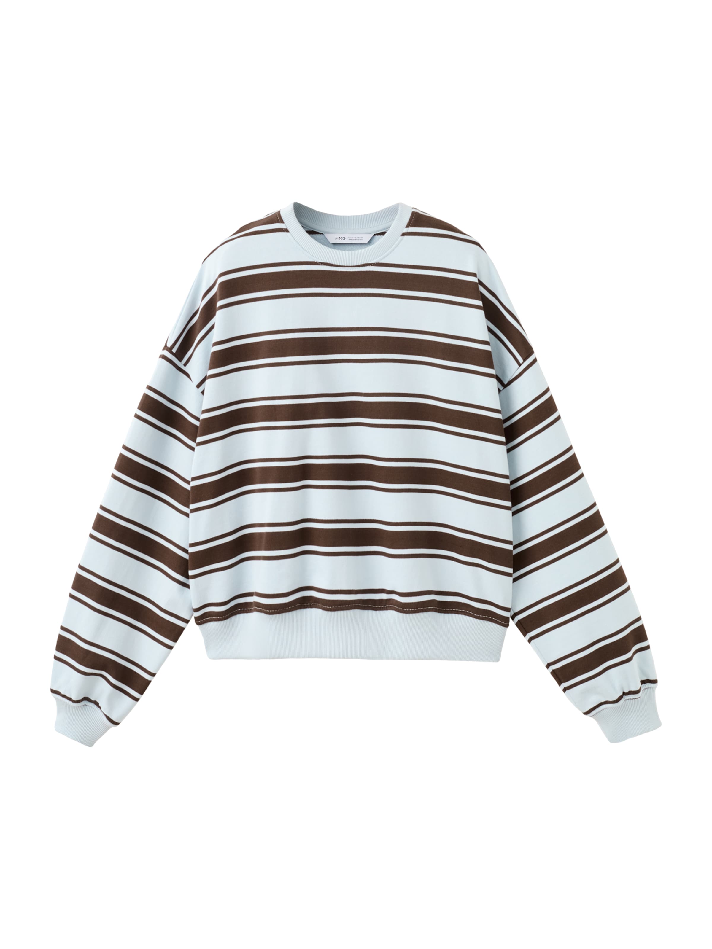 MANGO TEEN Sweatshirt 'Beara' i ljusblå / choklad, Produktvy