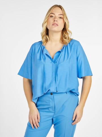 Lovely Sisters Blouse 'Mara' in Blue: front