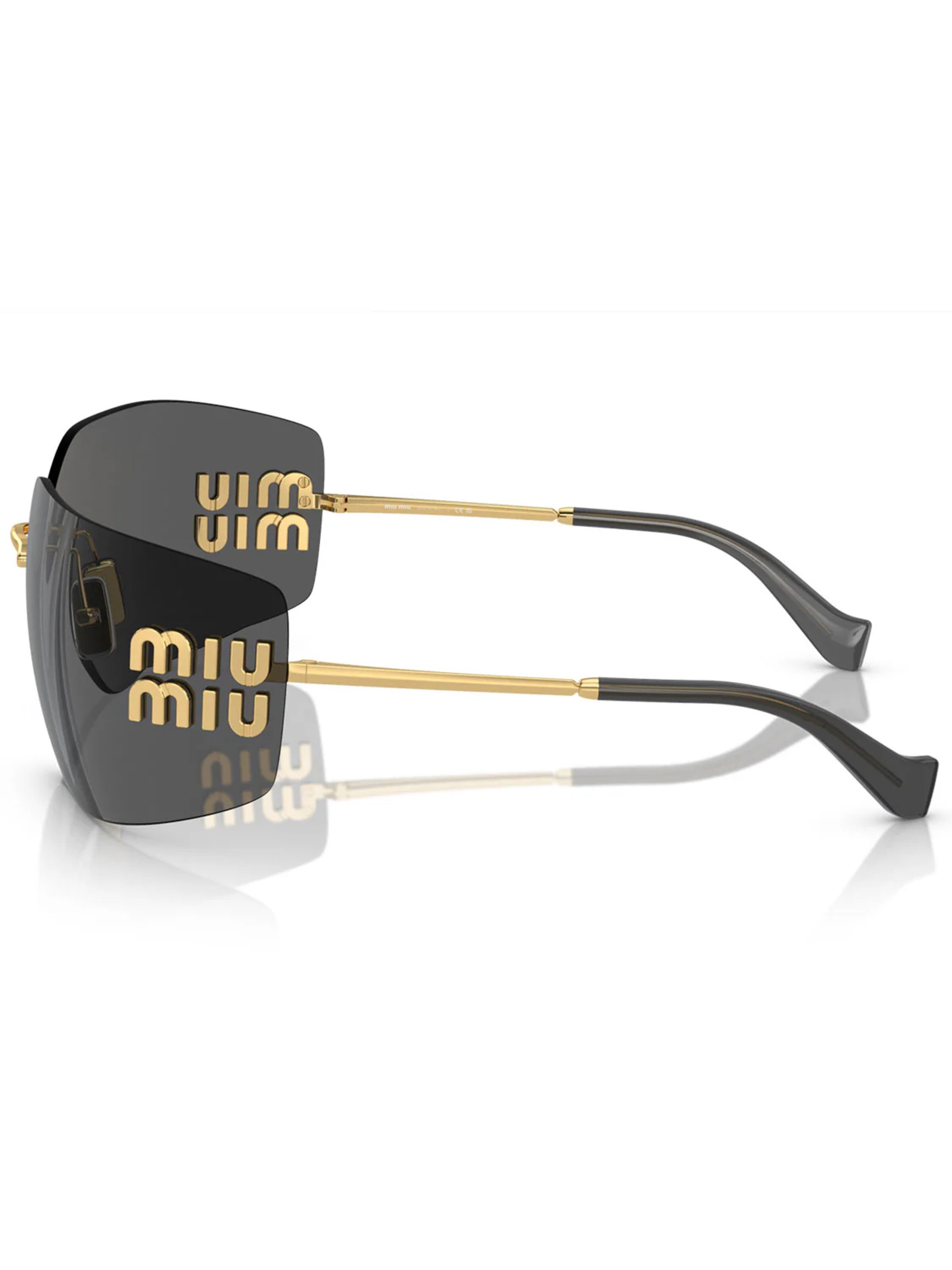Miu Miu Sonnenbrille 'Miu Miu Occhiali da Sole MU54YS 5AK5S0 Oro/Grigio Scuro Donna'‌‌‌‌ in Gold