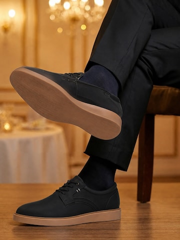 ALLTHEMEN Lace-Up Shoes 'Leicht' in Black