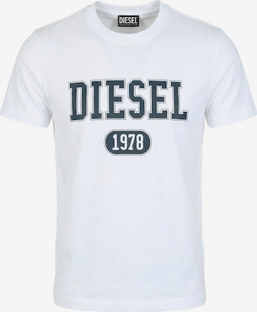 Maglietta 'T-DIEGOR 1-A' di DIESEL in bianco: frontale