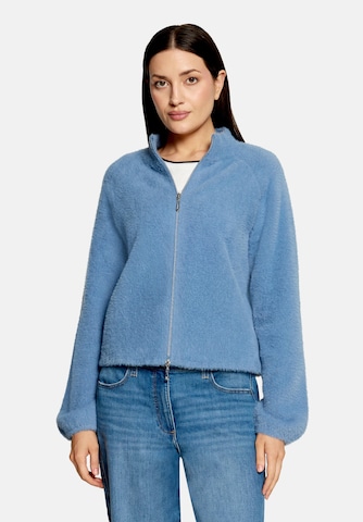 Veste en polaire Betty Barclay en bleu : devant