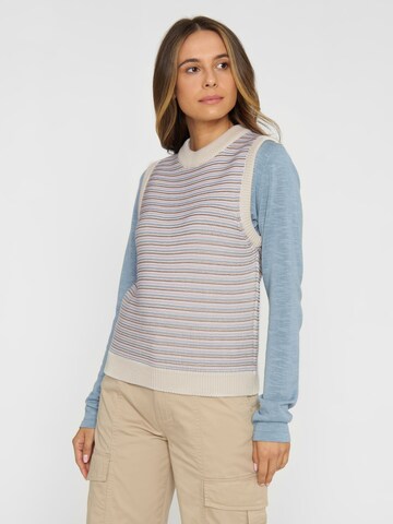 KnowledgeCotton Apparel Sweater in Beige: front
