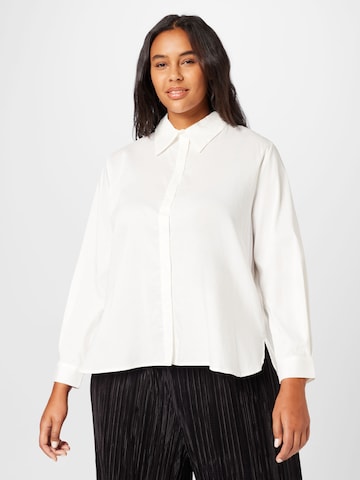 ABOUT YOU Curvy Blouse 'Eleonora' in White: front