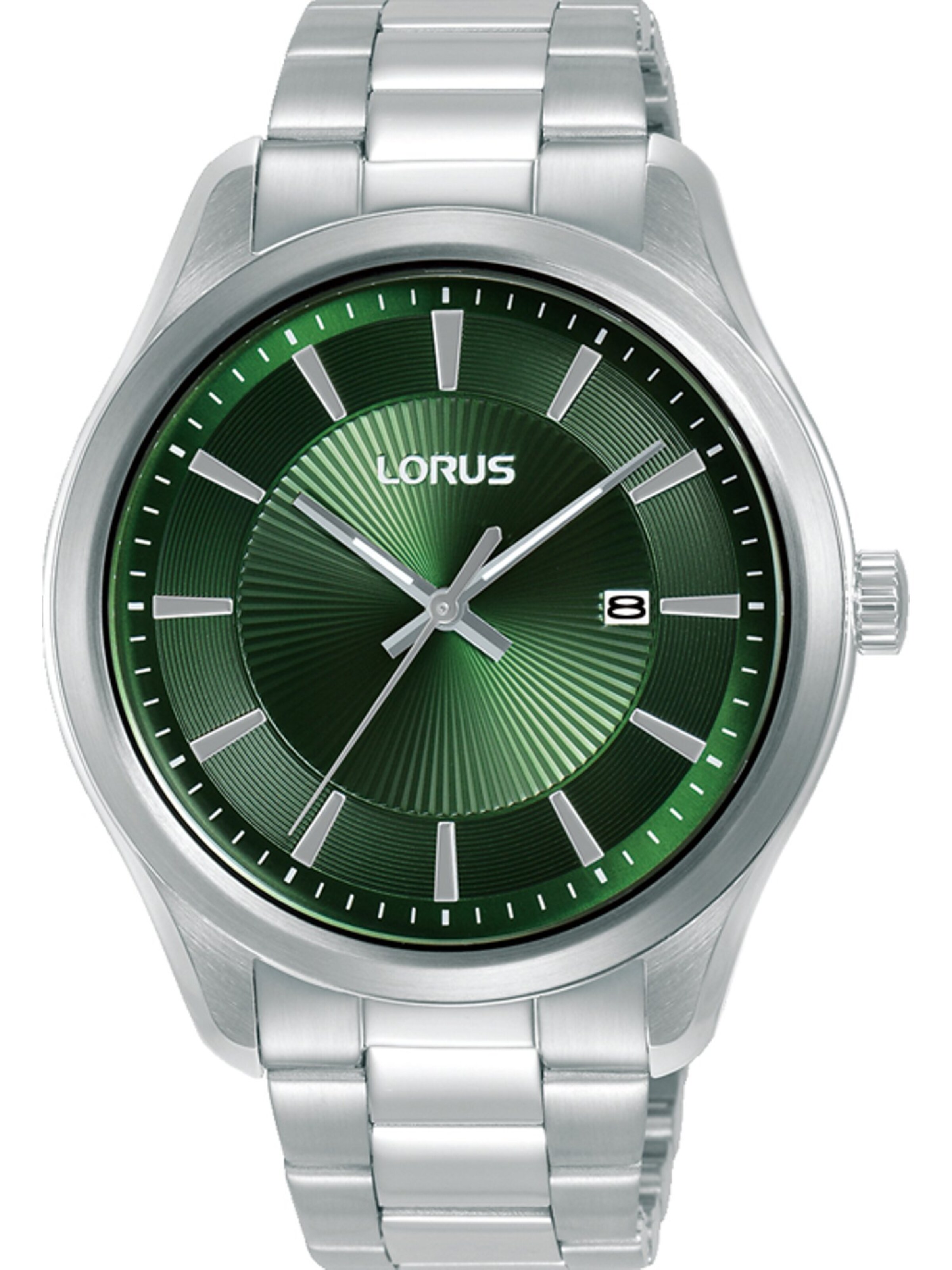 LORUS Analog Watch in Silver: front