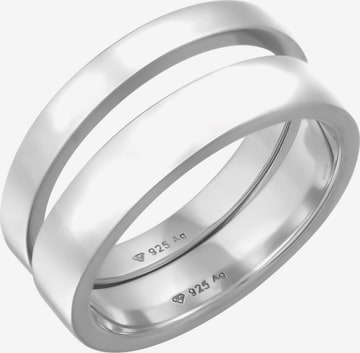KUZZOI Ring in Silber: Vorderseite