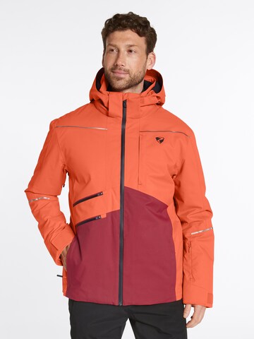 ZIENER Athletic Jacket 'TOACA' in Orange: front