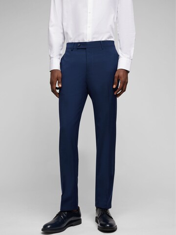 HECHTER PARIS Slimfit Broek in Blauw: voorkant