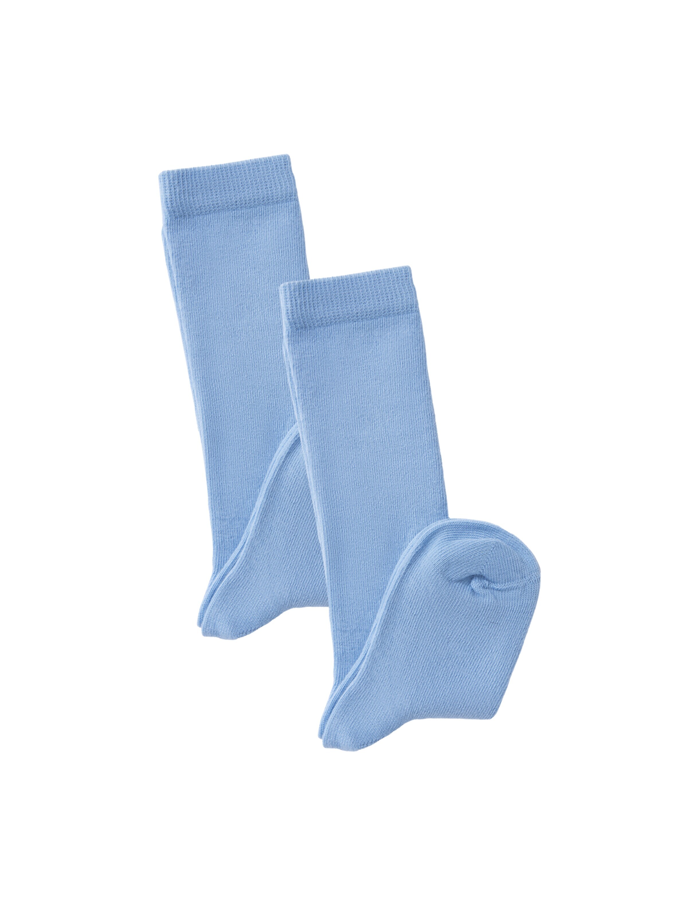 Albero Natur Socks 'Bio-Baumwoll-Kinderkniestrümpfe – 2er Pack' in Blue: front