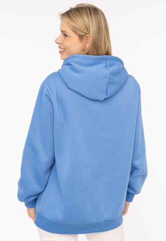 Sweat-shirt Zwillingsherz en bleu