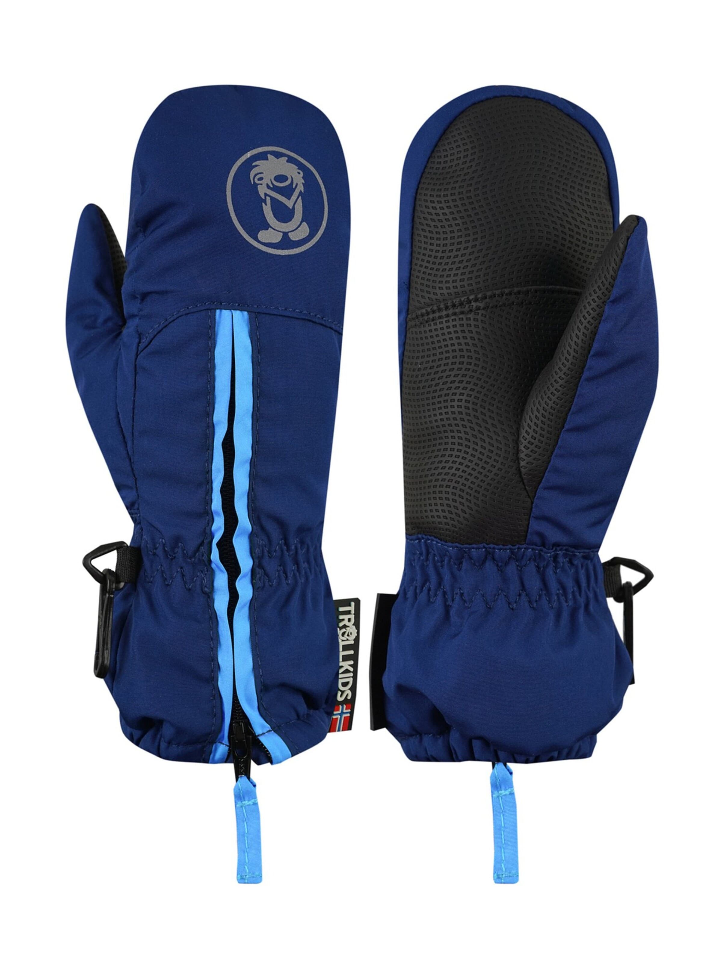 TROLLKIDS Gloves in Blue: front