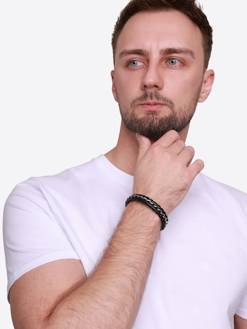 Heideman Armband 'Laurin' in Zwart: voorkant